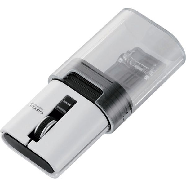 MCC2BRSWH  Bluetooth(R)ワイヤレスマウス「CAPCLIP」