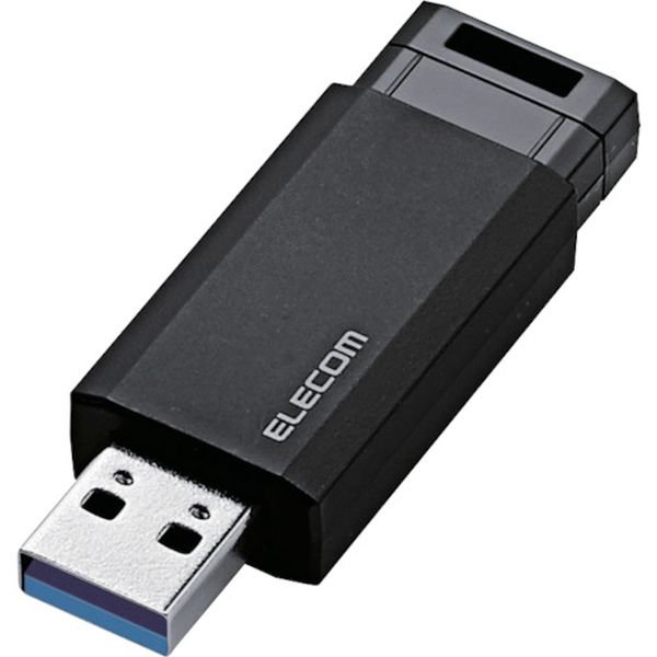 MFPKU3016GBK 123-3214 USB3.1(Gen1)対応 ノック式USBメモリ 16GB ブラック
