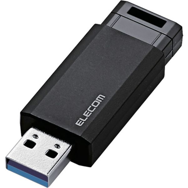 MFPKU3064GBK 123-6367 USB3.1(Gen1)対応 ノック式USBメモリ 64GB ブラック