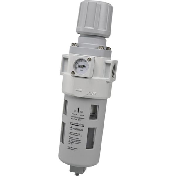 MFR310BD 521-2508  フィルタレギュレータ(ブラケット、角型圧力計付)