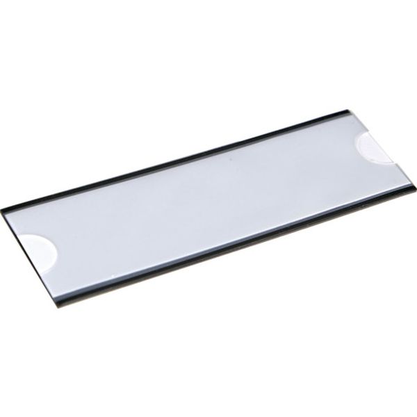 MGP40X110BK  マグネット式見出しプレート 40X110 黒 10枚入