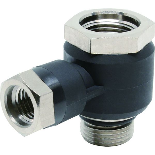 メインブロック　エア取出ポート増設用パーツ　ユニバーサルストレート