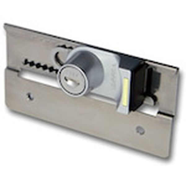 MKL50SL 630-5823   マドロック隙間用(鍵付) シルバー