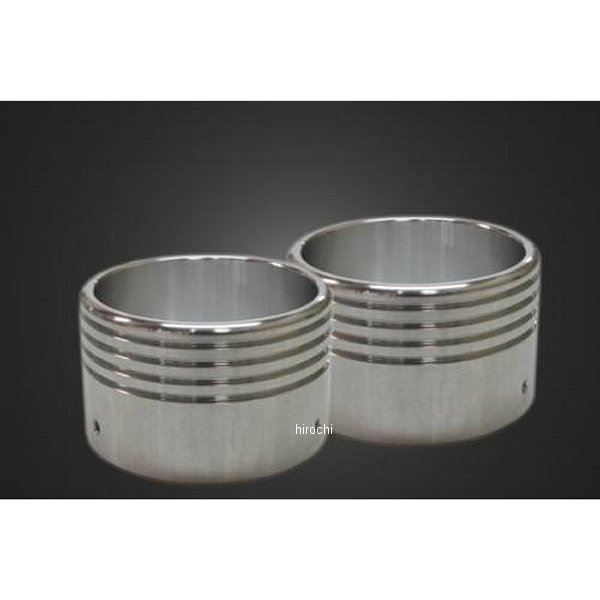 マフラーエンド 2個セット アルミ