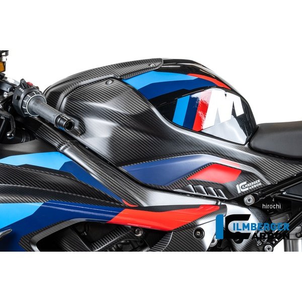 タンクサイドパネル 左側 フル ストリート カーボンマット 艶なし BMW M1000RR