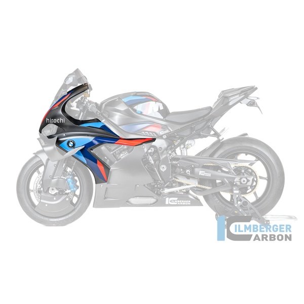 サイドフェアリング 左側 ストリート カーボンマット 艶なし BMW M1000RR 25