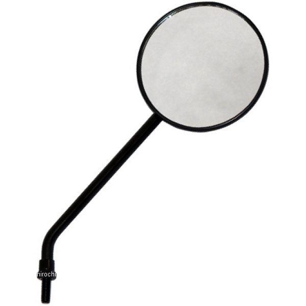 丸形ミラー 10mm 汎用 黒 1本