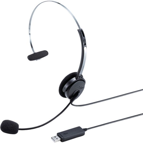 MMHSU12BK 246-5154  USBヘッドセット