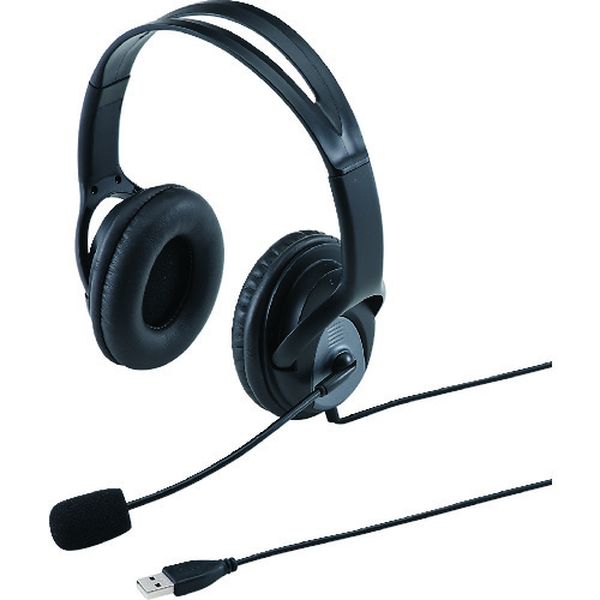 MMHSUSB17BK 203-2139  USBヘッドセット