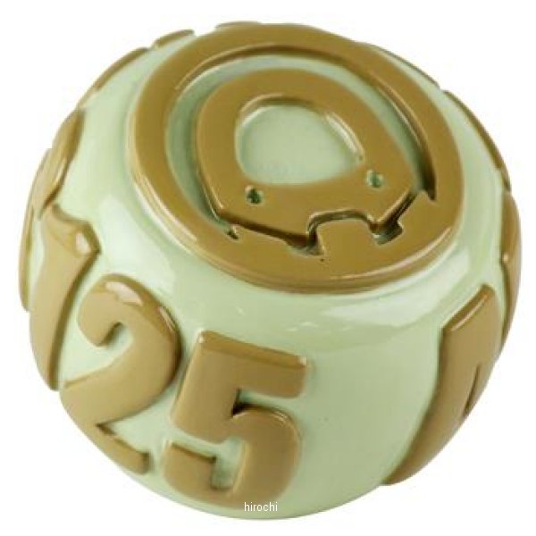 AP's シフトノブ APtrikes125 ライム/ブラウン