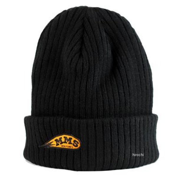 MMS ニットキャップ ブラック