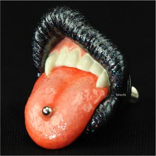 グッズ GOODS ナンバーボルト BRATTY LIP Tongue Piercing バーレスクブラック