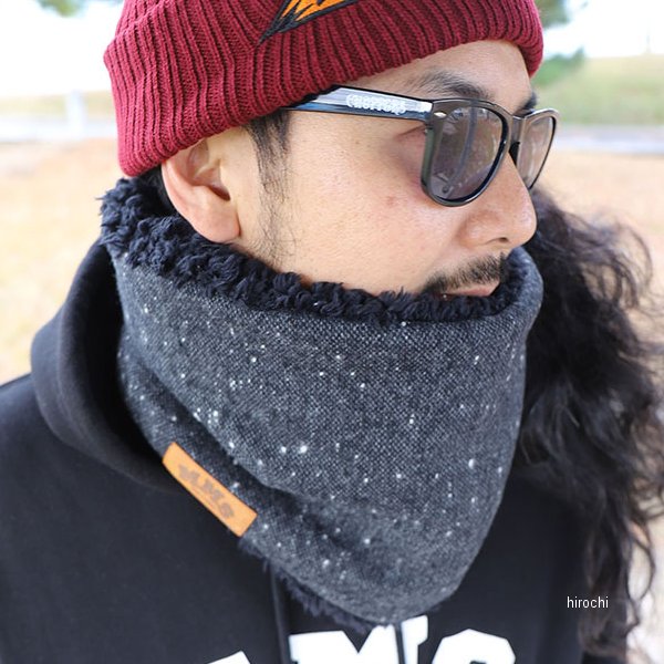 ROBIN NECK WARMER /ネップツイード&ブラックファー
