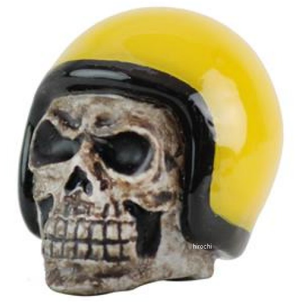 VINTAGE HELL'MET バルブキャップ Yellow