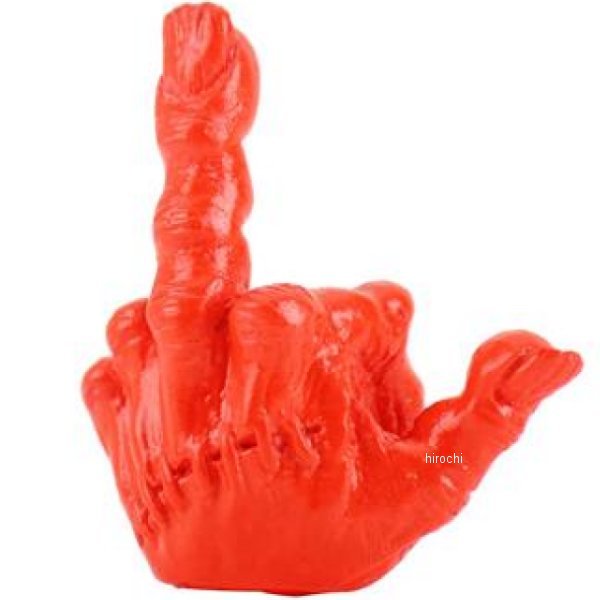 FXXK! HANDSIGN バルブキャップ 蛍光オレンジ