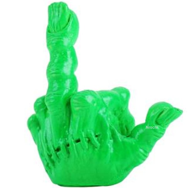 FXXK! HANDSIGN バルブキャップ 蛍光グリーン