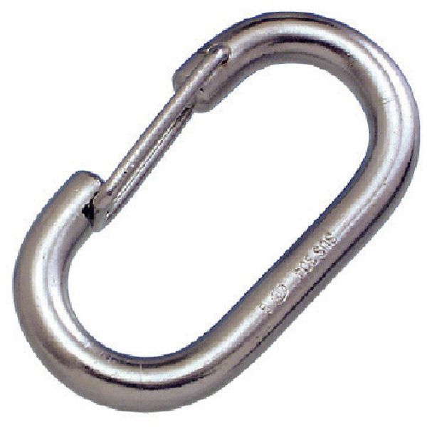 MO6 849-1969  ステンレス O型フック 線径6mm長さ52mm