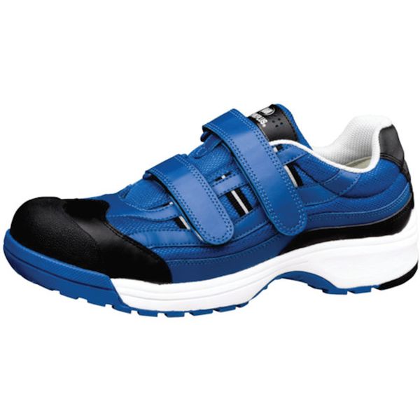 MPN905BL25.5 811-1594 トウガード付 ワイド樹脂先芯入りスニーカー MPN-905 25.5