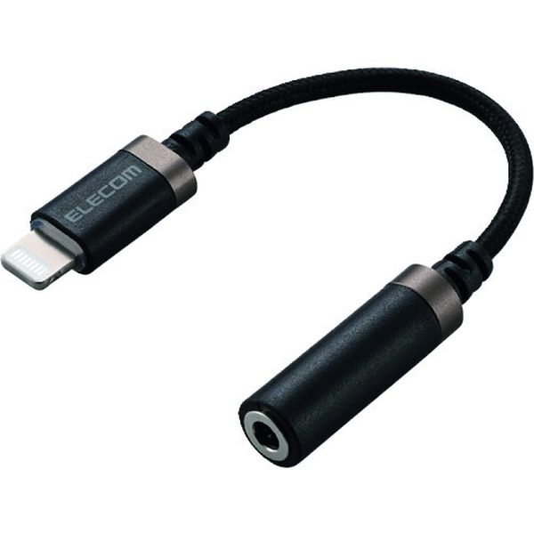 MPAL35S01BK 200-7463 Lightning-直径3.5mmステレオミニジャック変換ケーブル(高耐久)