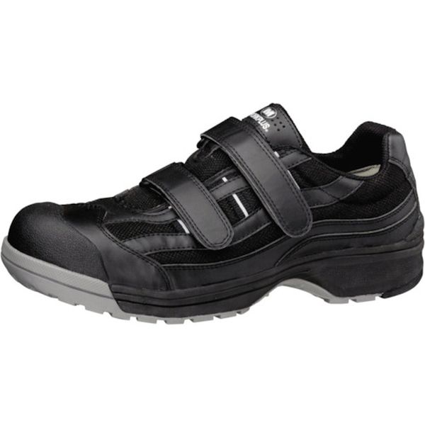 MPN905BK25.0 811-1579 トウガード付 ワイド樹脂先芯入りスニーカー MPN-905 25.0