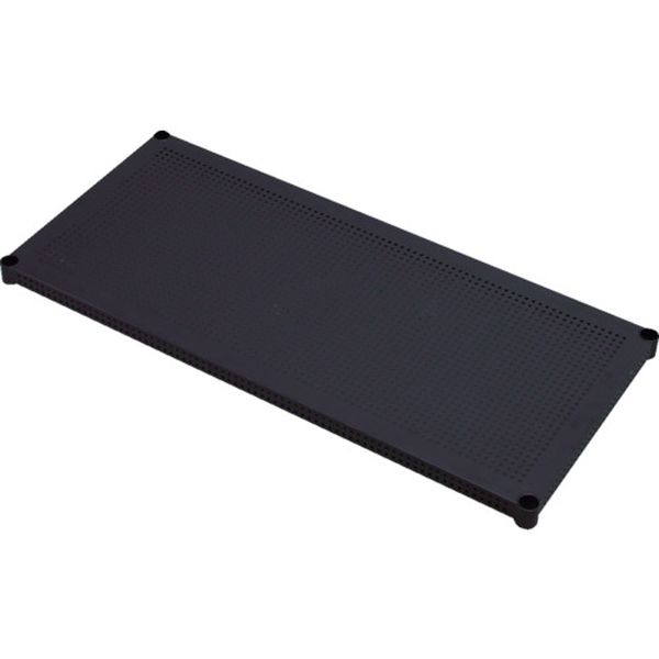 メタルラックパンチング棚板　１００ｃｍ　ブラック