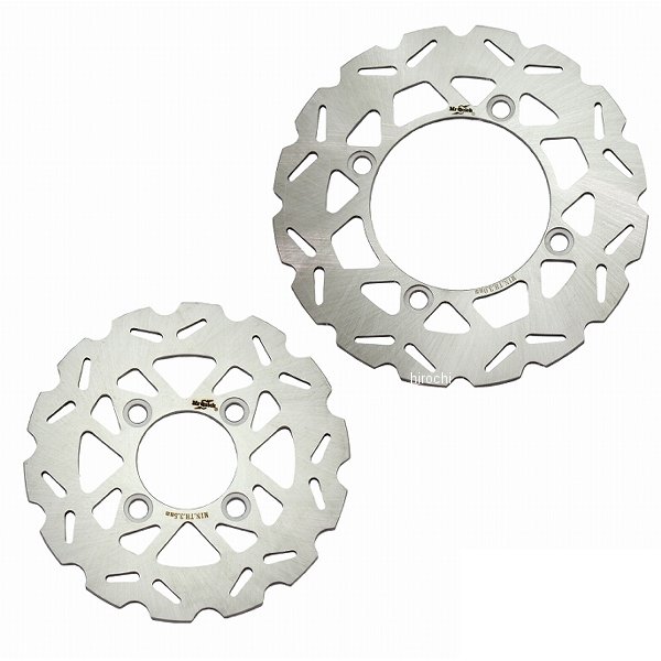 Mr Quick製 220mm フロント/190mm リア ウェーブディスク セット CT125 ハンターカブ シルバー