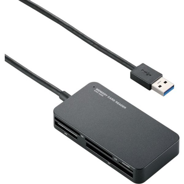 MR3A006BK  USB3.0対応メモリリーダライタ スリムコネクタ ブラック