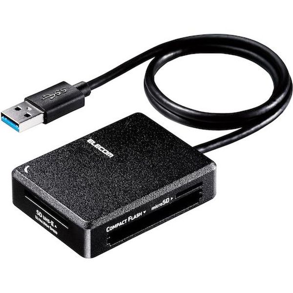 メモリリーダライタ 超高速タイプ USB3.0 ケーブル50cm SD＋microSD＋MS＋CF対応