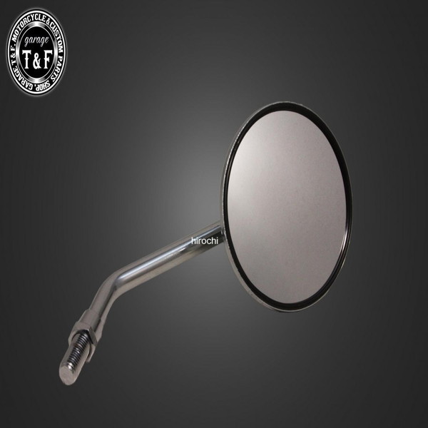 3インチラウンドサイドミラー(メッキ)