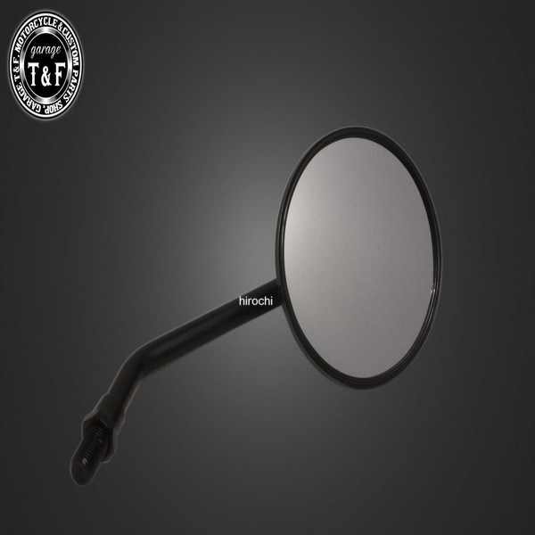 3インチラウンドサイドミラー(ブラック)
