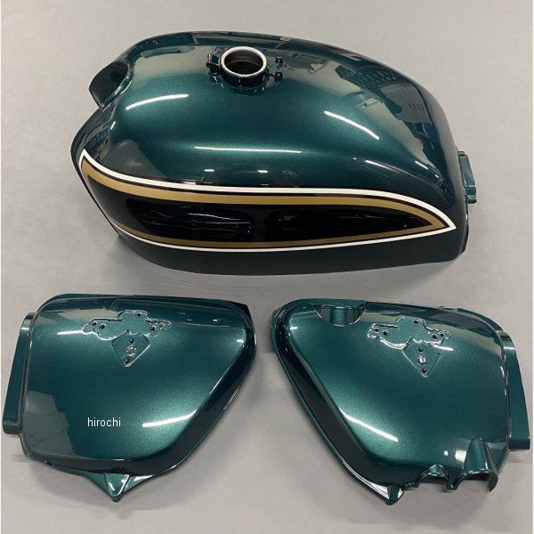 エムテック中京 K4 タンク、サイドカバーセット フリーダムグリーンメタリック