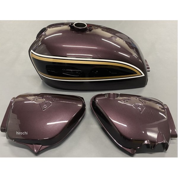 エムテック中京 K4 タンク、サイドカバーセット ボスマルーンメタリック