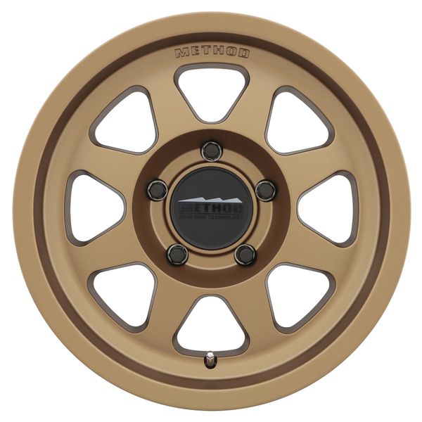 Method MR701 17x8.5 0mm Offset 5x150 110.5mm CB Method Bronze Wheel