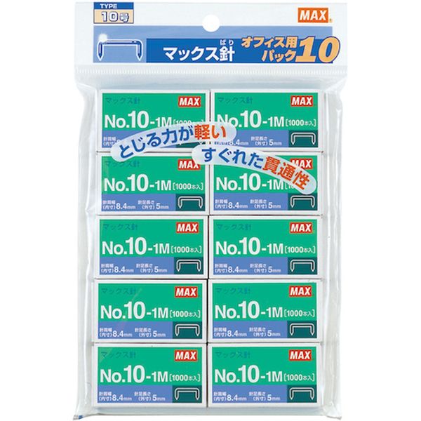 229-0019  ホッチキス針 NO.10-1Mパック10