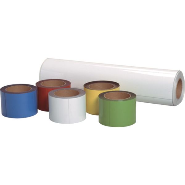 MSGR0810010G 162-3700 マグネットロールカラー 緑 厚0.8×100×1M(10M単位) 10ｍ入り