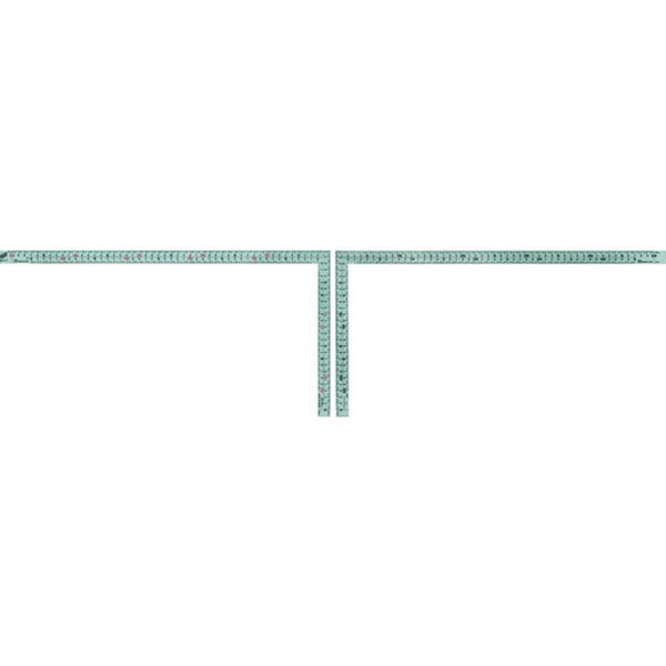 MT50KD 123-7635  シルバー曲尺 厚手広巾 快段目盛 50cm 500mm