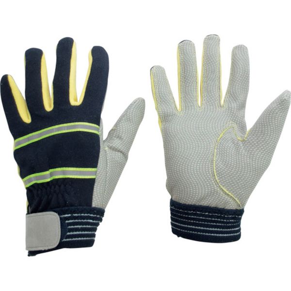 耐切創性 防火手袋 (人工皮革・滑り止めタイプ) 3L