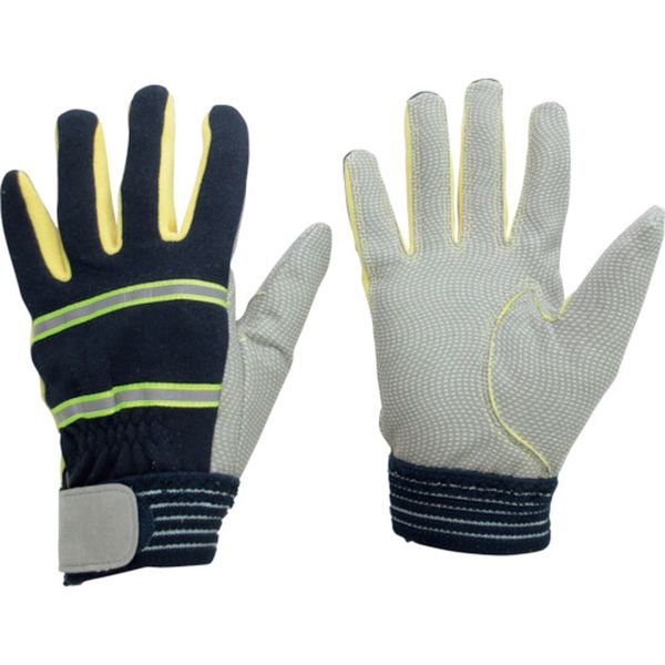 耐切創性 防火手袋 (人工皮革・滑り止めタイプ) M