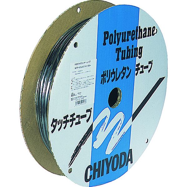 チヨダ　メガタッチチューブ　６ｍｍ／１００ｍ　黒