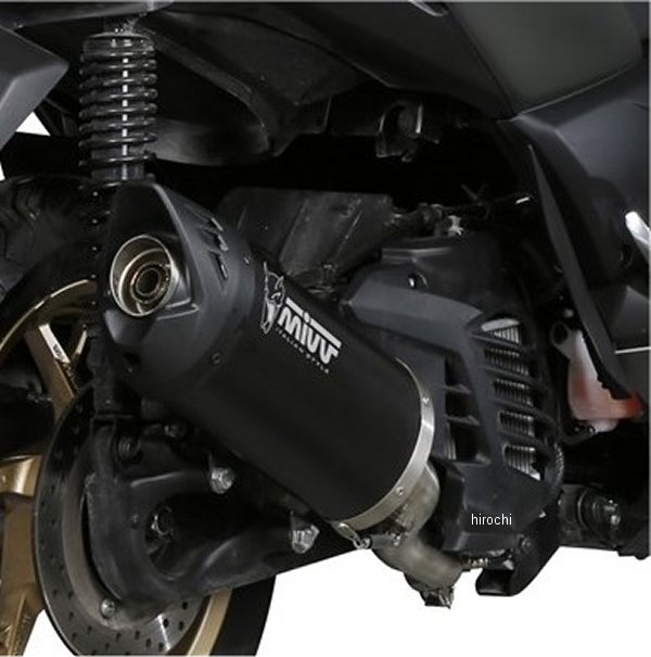 フルエキゾースト 触媒なし MOVER 21年-24年 X-Max125 ステンブラック塗装