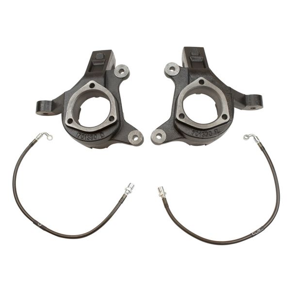 07-16 GM C1500 2WD 3in Front Lift Spindles w/Extended DOT Compliant Brake Lines