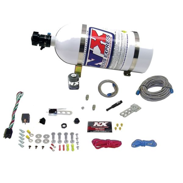 Dry EFI Single Nozzle Nitrous Kit (35-150HP) w/15lb Bottle