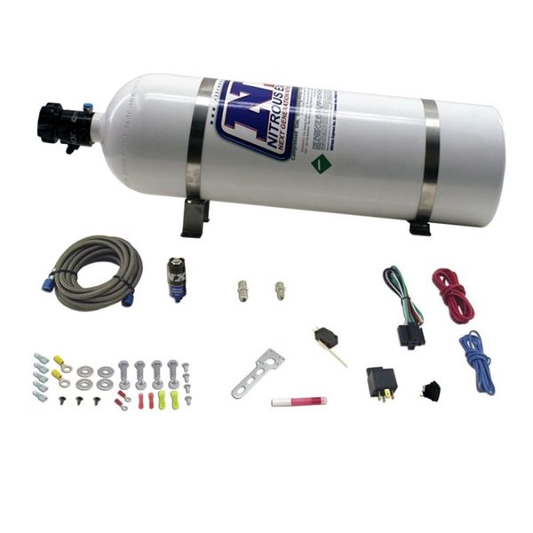 Diesel Dry Nitrous Kit w/15lb Bottle/Mounting Hardware for 50HP