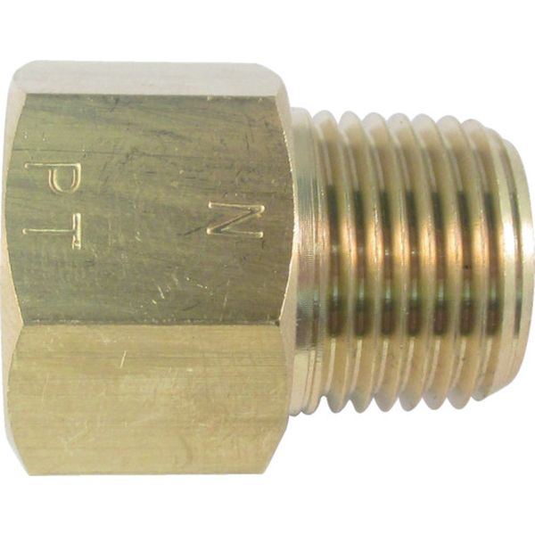 黄銅製 変換内外ソケット 外NPT1/2×内PT1/2