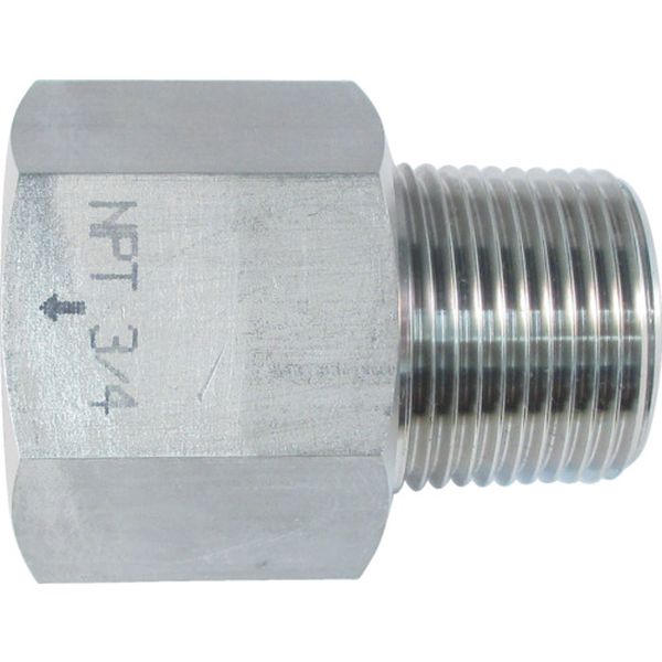ステンレス製 変換内外ソケット 外PT3/4×内NPT3/4