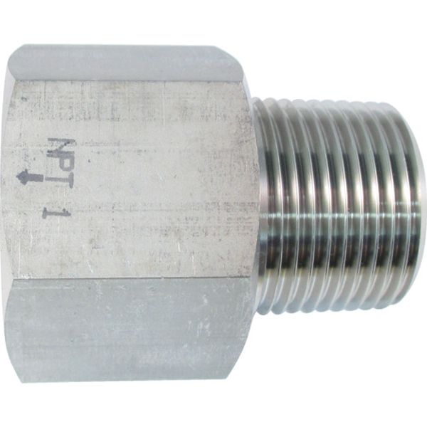 ステンレス製 変換内外ソケット 外PT1×内NPT1