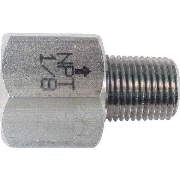 ステンレス製 変換内外ソケット 外NPT1/8×内PT1/8