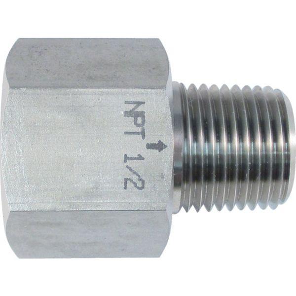 ステンレス製 変換内外ソケット 外NPT1/2×内PT1/2