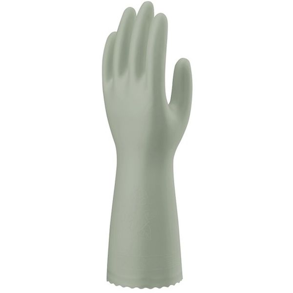 NHDAYSSG 634-2758 塩化ビニール手袋 ナイスハンドDAYS(デイズ) Sサイズ モスグリーン