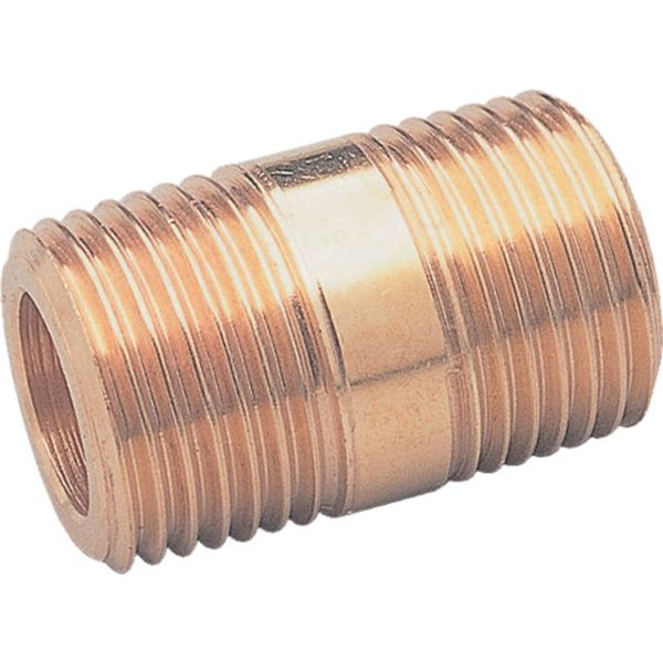 NI1044 515-6742  丸ニップル PT1/2